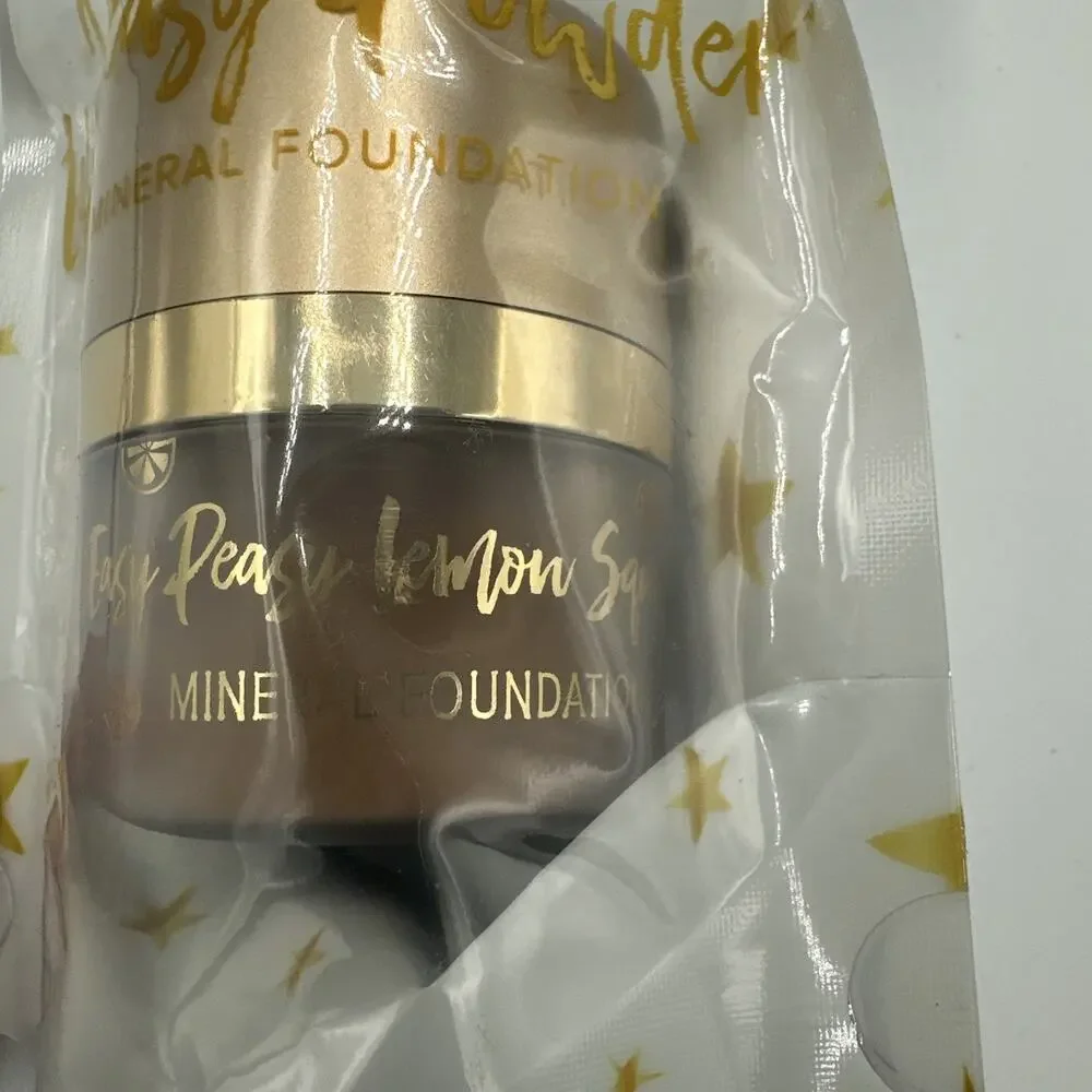 Belle Beauty Easy Peasy Powder Matte Mineral Foundation‎ Tan 0.32 oz FULL SIZE
